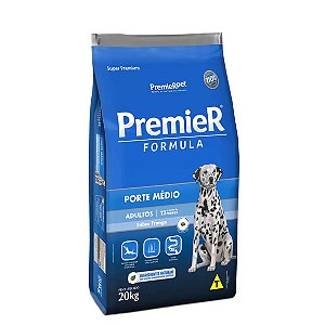 Ração Premier Formula Cães Adultos Raças Médias Frango 20 kg