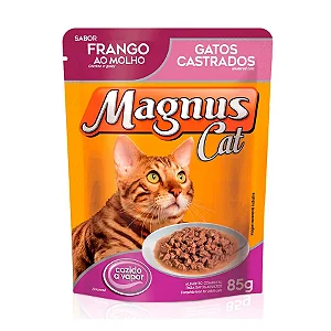 Sache Magnus Gato Castrado Frango Ao Molh 85 g