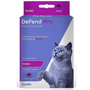 Defend Pro Gatos Antipulgas C/1 Pipeta