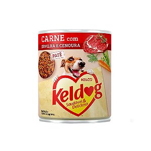 Ração Úmida Keldog Carne com Ervilha e Cenoura 280 g