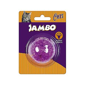 Bola Gato Luz Espinho Jambo Roxo Mini
