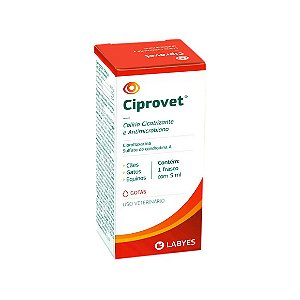 Colirio Ciprovet Caes Gatos E Equinos 5ml