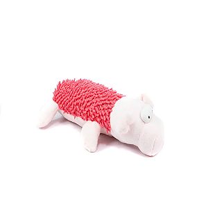 Brinquedo de Pelúcia para Cães Porquinho Felpudo The Pets Brasil The Pets