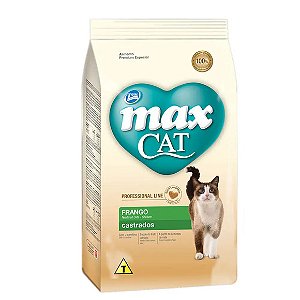 Ração Max Cat Castrados Professional Line Frango 10,1 kg