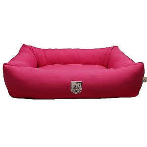 Cama Retangular Fábrica Pet Rosa M