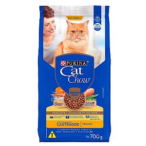 Ração Cat Chow Castrados Frango 700 g