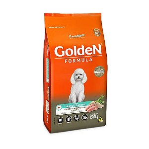 Ração Golden Fórmula Cães Adultos Raças Pequenas Frango e Arroz Mini Bits 15 kg