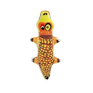 Brinquedo de Pelúcia para Cães Crocodilo Mix Color The Pets Brasil The Pets