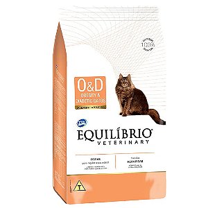 Ração Equilíbrio Veterinary Gatos Obesidade e Diabete 500 g