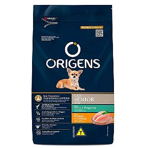 Ração Origens Cães Senior Mini e Pequeno Frango e Cereais 10,1kg