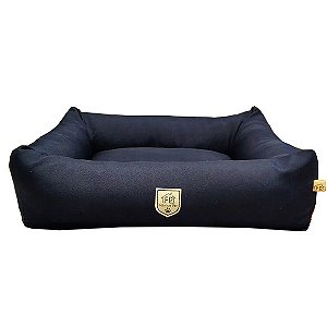 Cama Retangular Fábrica Pet Azul P