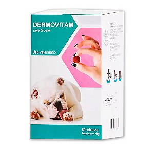 Suplemento para Cachorro Dermovitam 60 Tabletes Único