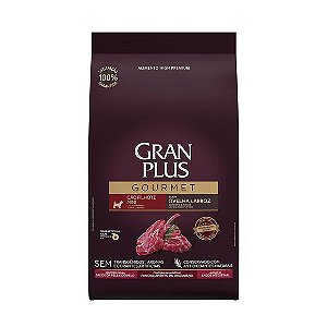 Ração GranPlus Gourmet Cães Filhotes Mini Ovelha e Arroz 3 kg