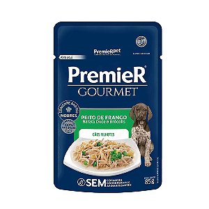 Sache Premier Gourmet Cao Filh Fgo 85g
