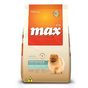 Ração Max Cães Adultos Raças Pequenas Cordeiro, Frango e Arroz 15 kg