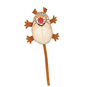 Brinquedo Interativo para Gato Fat Cat Eeeks! Marrom Único