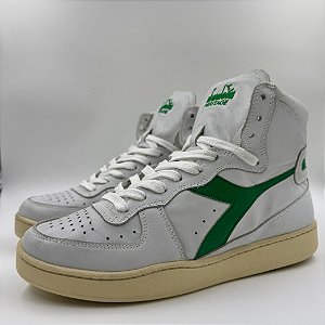 DIADORA MI BASKET USED BRANCO E VERDE