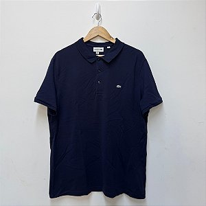 CAMISETA POLO LACOSTE SLIM FIT MARINHO