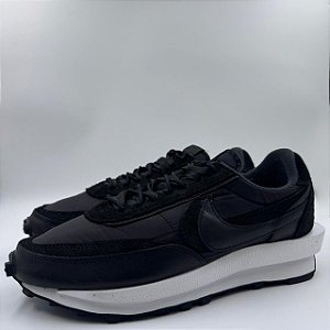 NIKE LD WAFFLE SACAI BLACK NYLON