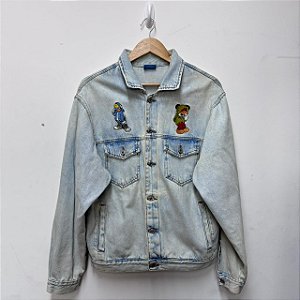 DISNEY X HIGH JEANS JACKET MICKEY & FRIENDS BLUE