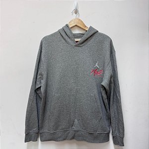 MOLETOM JORDAN ESSENTIALS FLIGHT CINZA