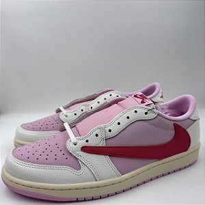 TRAVIS SCOTT X AIR JORDAN 1 LOW OG SP SAIL TROPICAL PINK