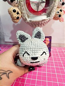 Wolfchan (Bangchan) SkZoos Popozudinhos Sonolentos amigurumi