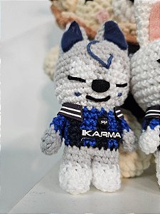 Wolfchan - Bangchan (Stray Kids) skzoo Karma edition amigurumi