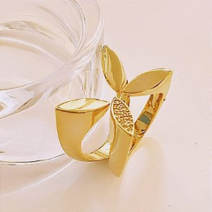 ANEL LUXO ABERTO DPL FOLHAS COM ZIRC N20