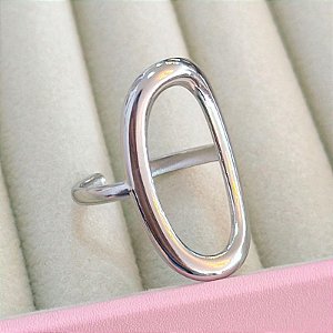 ANEL OVAL MINIMALISTA