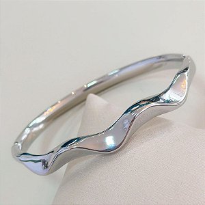BRACELETE ARO ORGÁNICO DESING ONDAS