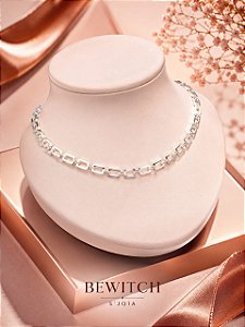 CHOKER QUADRADINHO 40CM