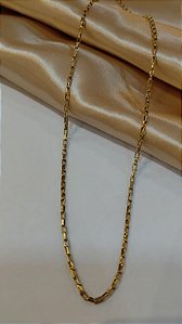 CORRENTE 60CM MASCUL ELO GARTIER EM AÇO DOURADO