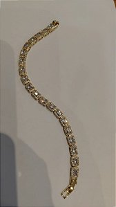 BRACELETE REALEZA TOTALMENTE CRAVEJA COM ZIRCON RE