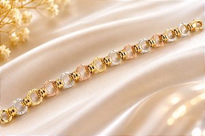 PULSEIRA EXOTICA SUPER MISTO DE ELOS  TRES CORES L