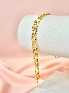 PULSEIRA CARTIER ELO 3X1 CHATO 18CM