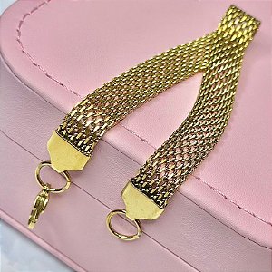 Pulseira - PULSEIRA MALHA LARG 10mm COMPR 22CM