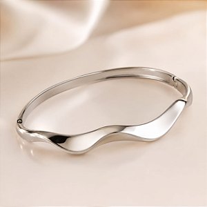 BRACELETE ARO LISO COM CRISTAIS