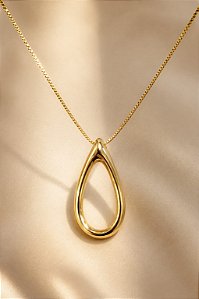 Conjunto - COLAR VENEZ PING GOTA ABAULADA 40+5CM