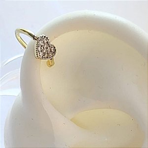 FAKE PIERCING CORAÇÃO ZIRC