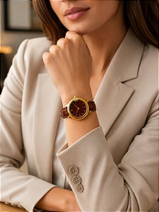 RELOGIO XUFENG PULSEIRA PU ESTILO COBRA