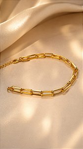 PULSEIRA CARTIER ELO RETANGULAR LONGO 6,1GR