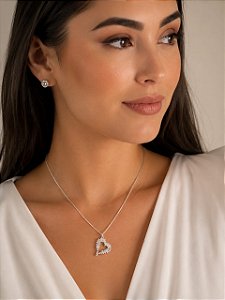 CORDAO PRATA 1 PC CORDAO VENEZIANA PINGENTE CORACA
