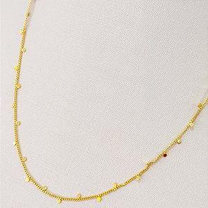 CORRENTE COM PONTINHOS 70CM