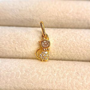 PING MINI GATINHO COM ZIRCONIAS
