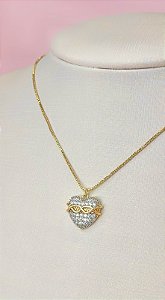 Conjunto - CONJ CORDÃO VENEZ + PING CORAÇÃO CRAV COROA DE CRISTO CENTRAL