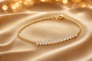PULSEIRA MISTA RIVIERA 3X5 E ELO PORTUGUES