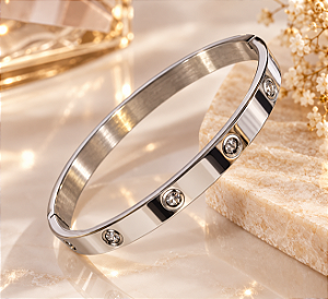 BRACELETE ARO COM PONTOS DE LUZ