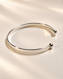 BRACELETE ARO LISO COM ESFERAS