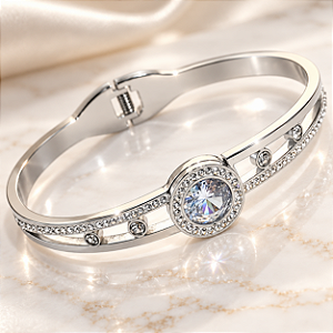 BRACELETE COM ZIRCONIA